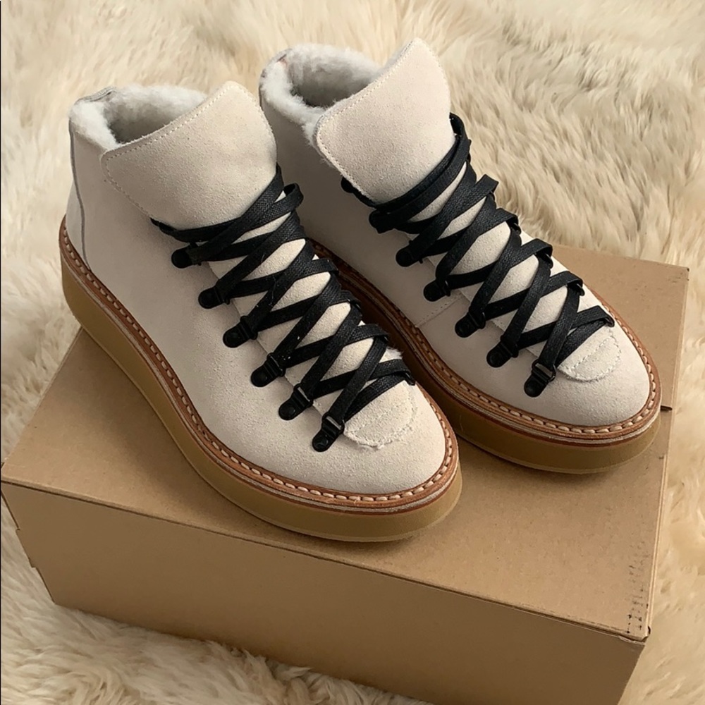 Flamingos Suede & Lamb Shearling Trabendo Boot